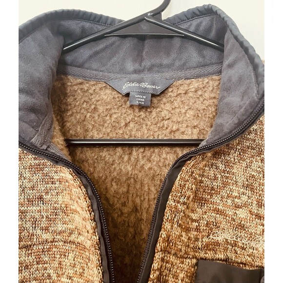 Eddie Bauer Sz S/CH Pocket 1/4 Zip Sweater Fleece Pullover Camping Fishing Hike - Picture 4 of 7